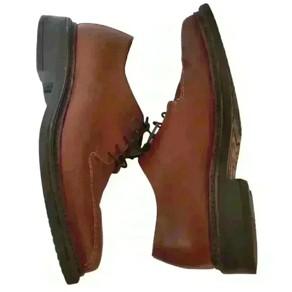 Bostonian Strada Men\'s Oxford Cap-Toe Dress Shoe Brown Size 8M